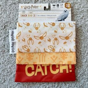 BUMKINS x Harry Potter Reusable Snack Bags Set, 3-pk